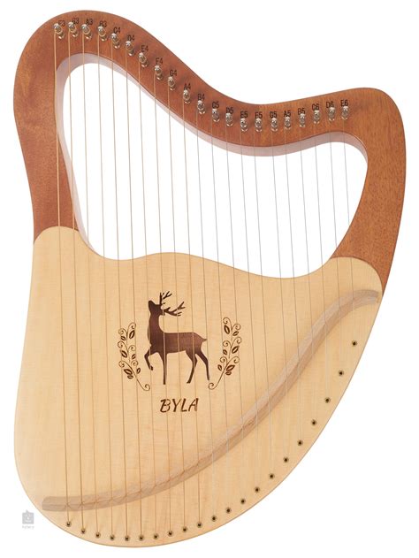 CEGA Lyre Harp 21 Strings Wood Lyra Kytary Cz