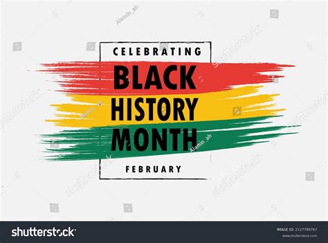 Black History Month 2022 African American Royalty Free Stock Vector