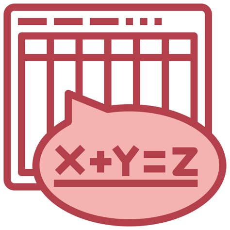 Equation Surang Red Icon