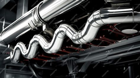 Premium Ai Image A Photo Of A Car Exhaust System Inspection And