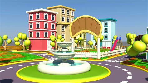 Cartoon City Exterior - 3D Model by 3dShop