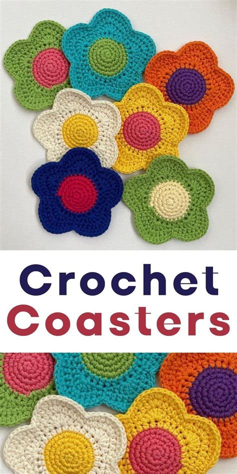 Flower Blossom Coasters Free Crochet Pattern Artofit