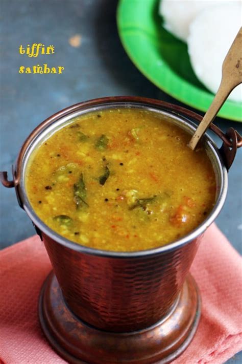 Tiffin Sambar Recipe Idli Sambar Recipe