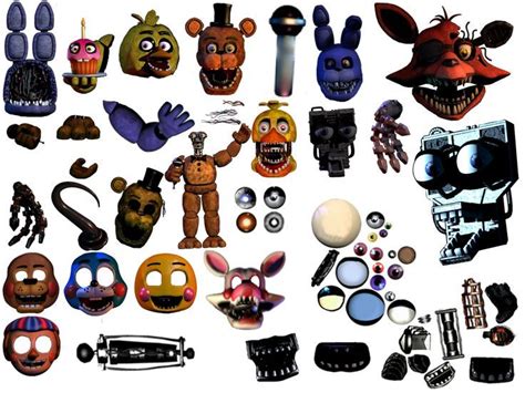 Fnaf photoshop resources final update body parts by dangerdude991 on ...