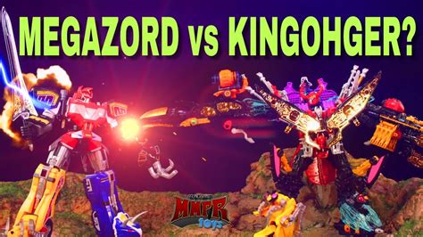 New Ohsama Sentai King Ohger Zords Kingohger Vs Mmpr Megazord