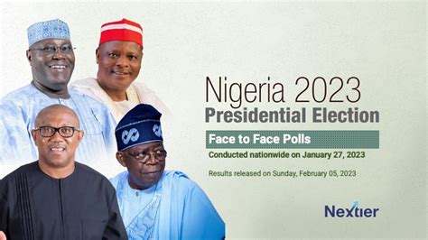 Nigeria 2023 Presidential Election Face To Face Polls The Nextier