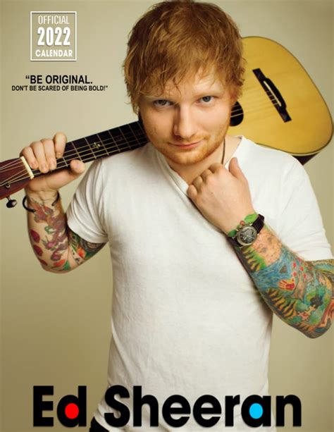 Buy Ed Sheeran Ed Sheeran Official Planner With Monthly