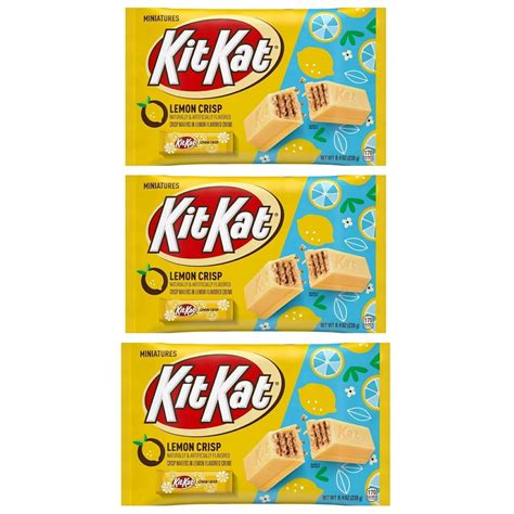 Kit Kat Lemon Crisp Miniatures Limited Edition Candy Philippines Ubuy