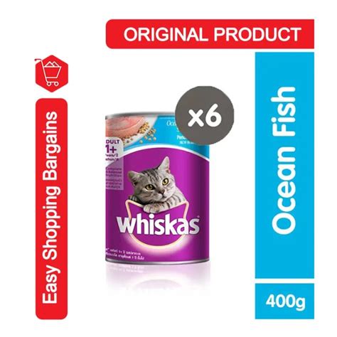 Whiskas Adult Ocean Fish Wet Can Cat Food Set Of G Lazada Ph