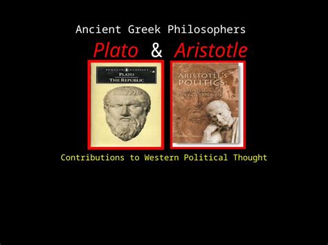 Ppt Ancient Greek Philosophers Plato Aristotle Contributions To