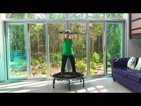 Mins Arms Focus With Bounce Weights Rebounding Workout On A