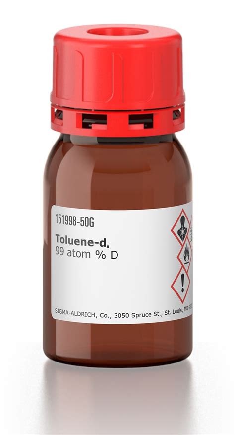 Toluene D8 99 Atom D 151998 50g Sigma Aldrich Sls