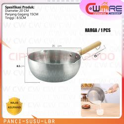 Jual MILK POT Panci Susu 20 CM With Steamer Panci Mini 2 In 1 Bisa