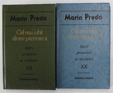 CEL MAI IUBIT DINTRE PAMANTENI De MARIN PREDA VOL I II 1990 EDITIE