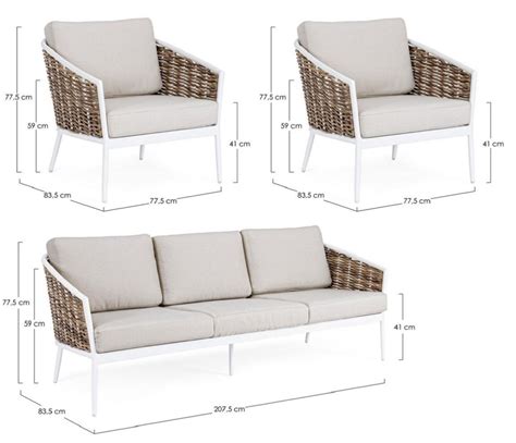 Casa Padrino Luxury Garden Furniture Set Gray White Brown 1