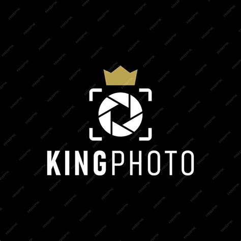 Premium Vector | KING PHOTO LOGO DESIGN