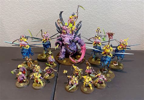 Finished my 2000 point Maggotkin list. : ageofsigmar