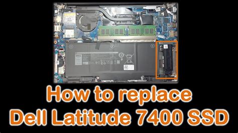 How To Replace Dell Latitude 7400 Ssd Youtube