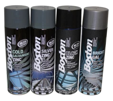 Boston Protect Cold Galvanising Zinc Rich Aerosol Paint 400g