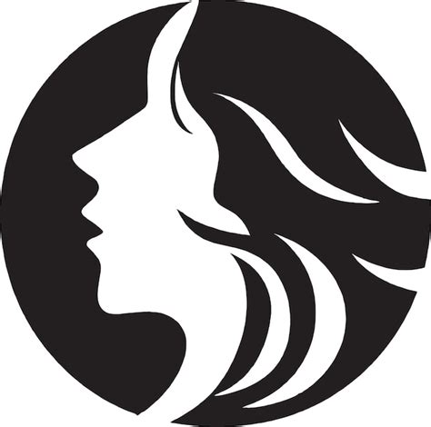 Premium Vector Modern Minimalist Woman Face Icon