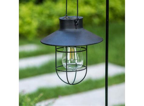 Solar Lantern Lamp Outdoor Hanging Waterproof Vintage Metal Solar ...