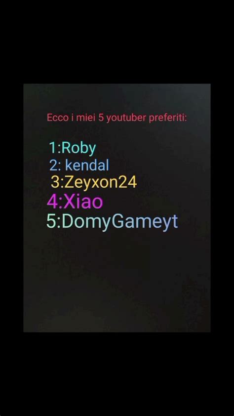 Ecco I Miei 5 Youtuber Preferiti YouTube