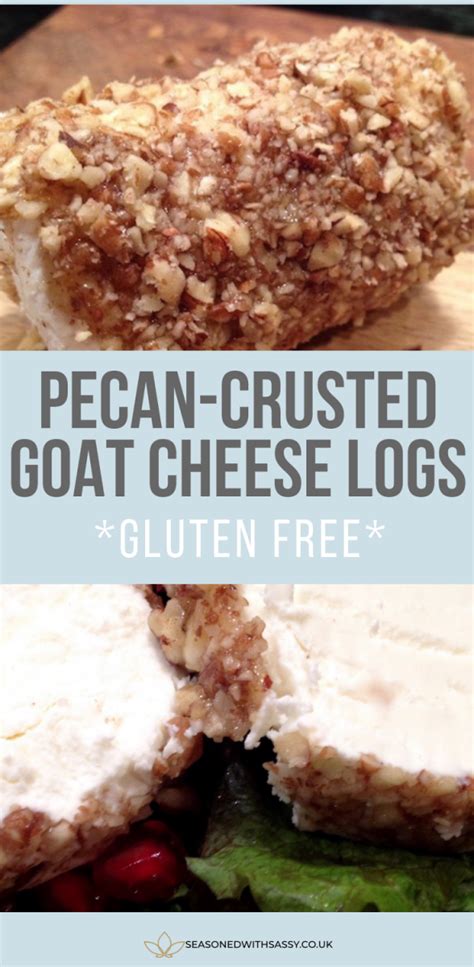 Pecan Crusted Goat Cheese Logs All Recipes Recipe Cheese Log Goat Cheese Gluten Free Pecan