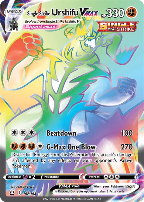 Pokemon Tcg Battle Styles Single Strike Urshifu Vmax Secret