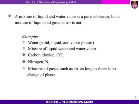 Thermodynamic Chapter Properties Of Pure Substances Ppt