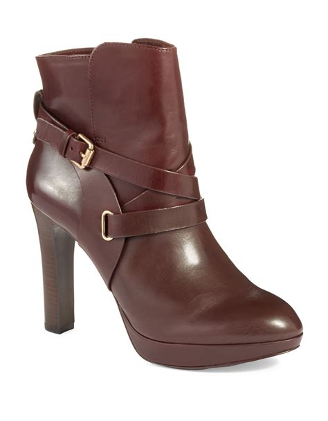 Vince Camuto Signature Fantasio Heeled Boots In Purple Lyst