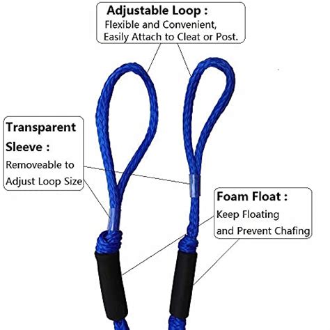 Snapklik NIUTRIP Bungee Boat Dock Line Dock Tie Mooring Rope