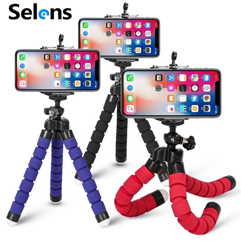 Selens Tripod Flexible Sponge Octopus Adjustable Mini Camera Tripod For