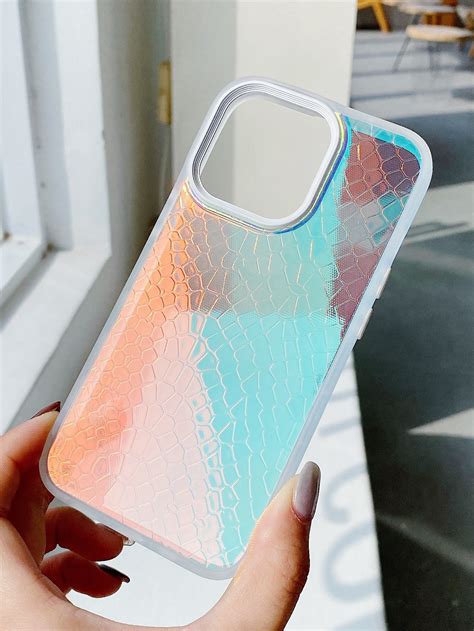 Laser Crocodile Pattern Phone Case