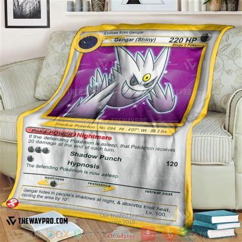 Pokemon Missing No Gengar Gx Blanket Hot Sale