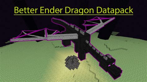 Better Ender Dragon V22 Minecraft Datapackmod Showcase 1162 Youtube