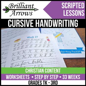 Cursive Handwriting Packet By Brilliant Arrows TpT