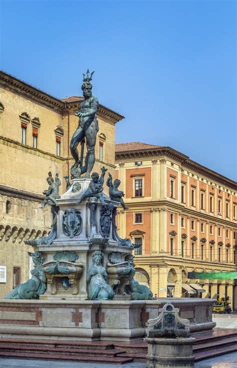 Fountain Of Neptune Bologna Stock Photo Image Of Piazza Romagna