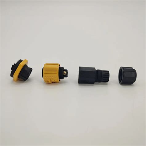 M19 Power Ip67 2pin 3pin 4pin 5pin Self Locking Waterproof Connector