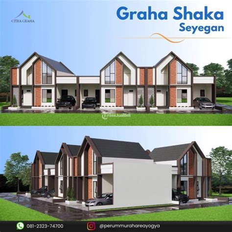 Jual Rumah Baru Tipe Shm Lengkap Di Graha Shaka Seyegan Dekat Pasar