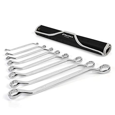 Duratech 50 Degree Offset Wrench Set Sae Double Box End Wrench Set 8 Piece 14” To 1 14