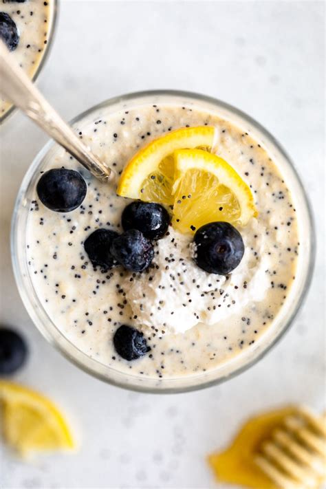 Vegan Lemon Poppy Seed Overnight Oats Eat With Clarity