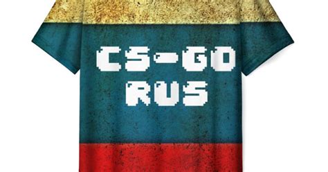 T Shirt Rus Counter Strike Print Design Idolstore Merchandise And