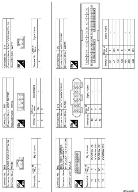 Nissan Sentra Service Manual Wiring Diagram Without Intelligent Key