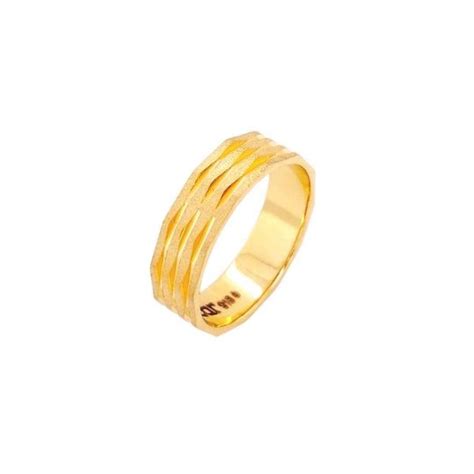 Bold And Masculine Mens Gold Ring