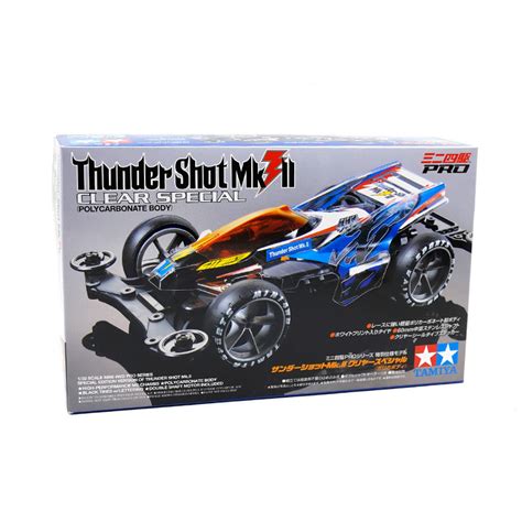 Tamiya 1 32 Mini 4WD JR Thunder Shot Mk II Clear Special MS Chassis Kit