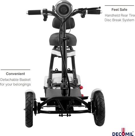 Decomil Patinete De Movilidad Scooter El Ctrico Port Til Scooter