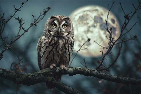 Owl Moon Stock Photos, Images and Backgrounds for Free Download