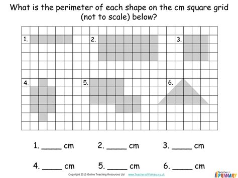 Perimeter Worksheet Maths Year 3