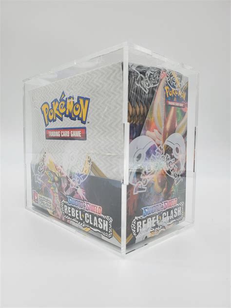 Pokemon Acrylic Booster Box Display Case Box Framing Display Etsy