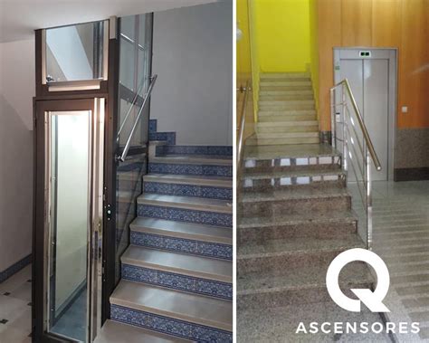 Instalación de ascensor en hueco de escalera QAscensores